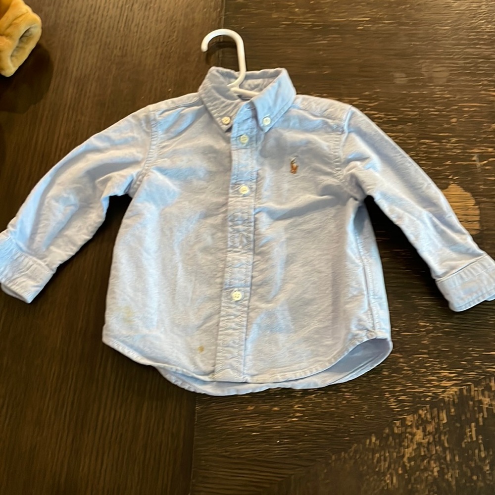 Blue denim shirt